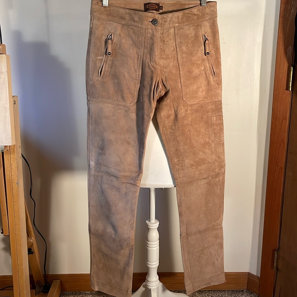 Rare Tod’s Butter Soft Suede Pants